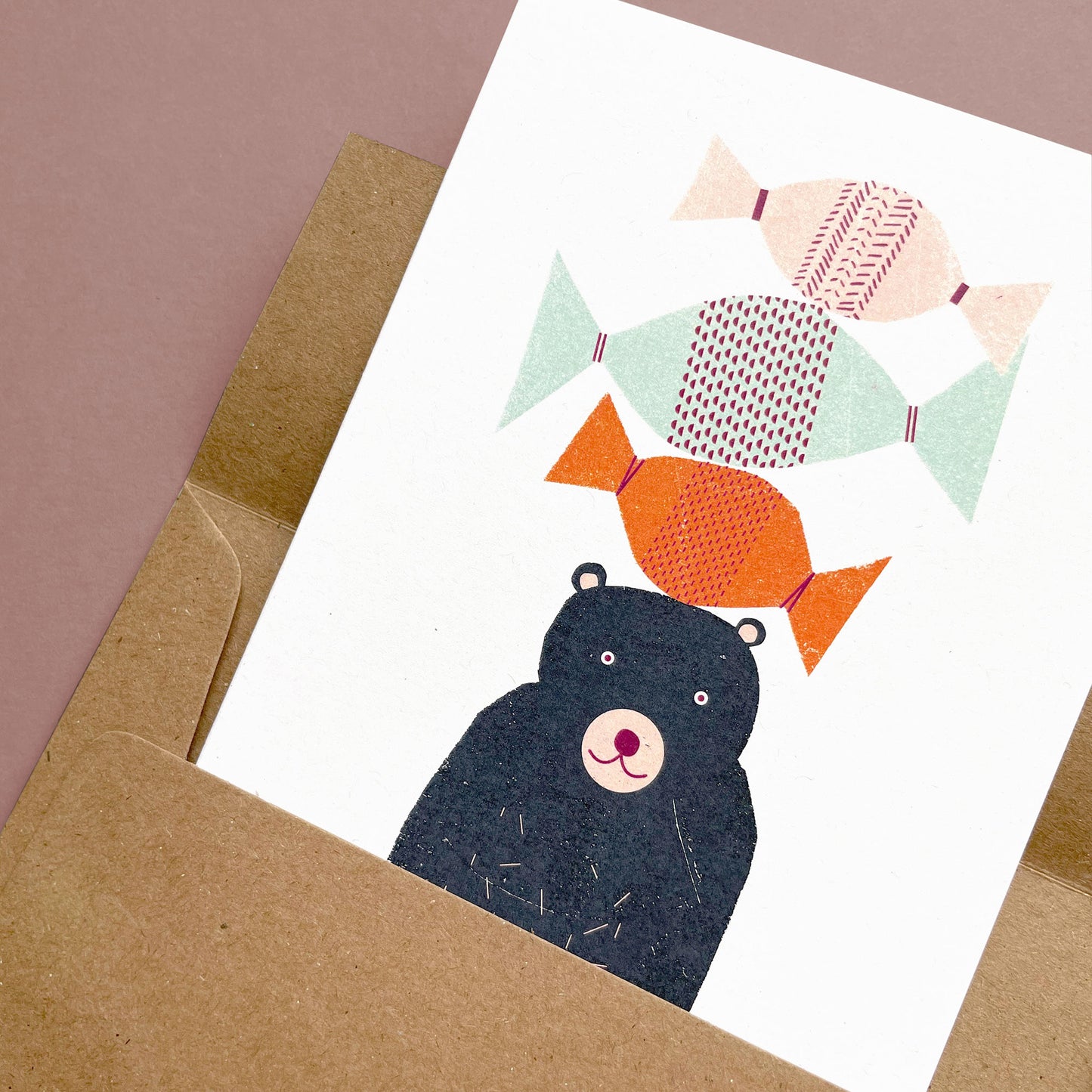 Greeting Card Sweetie Bear