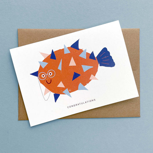 Greeting Card Pufferfish