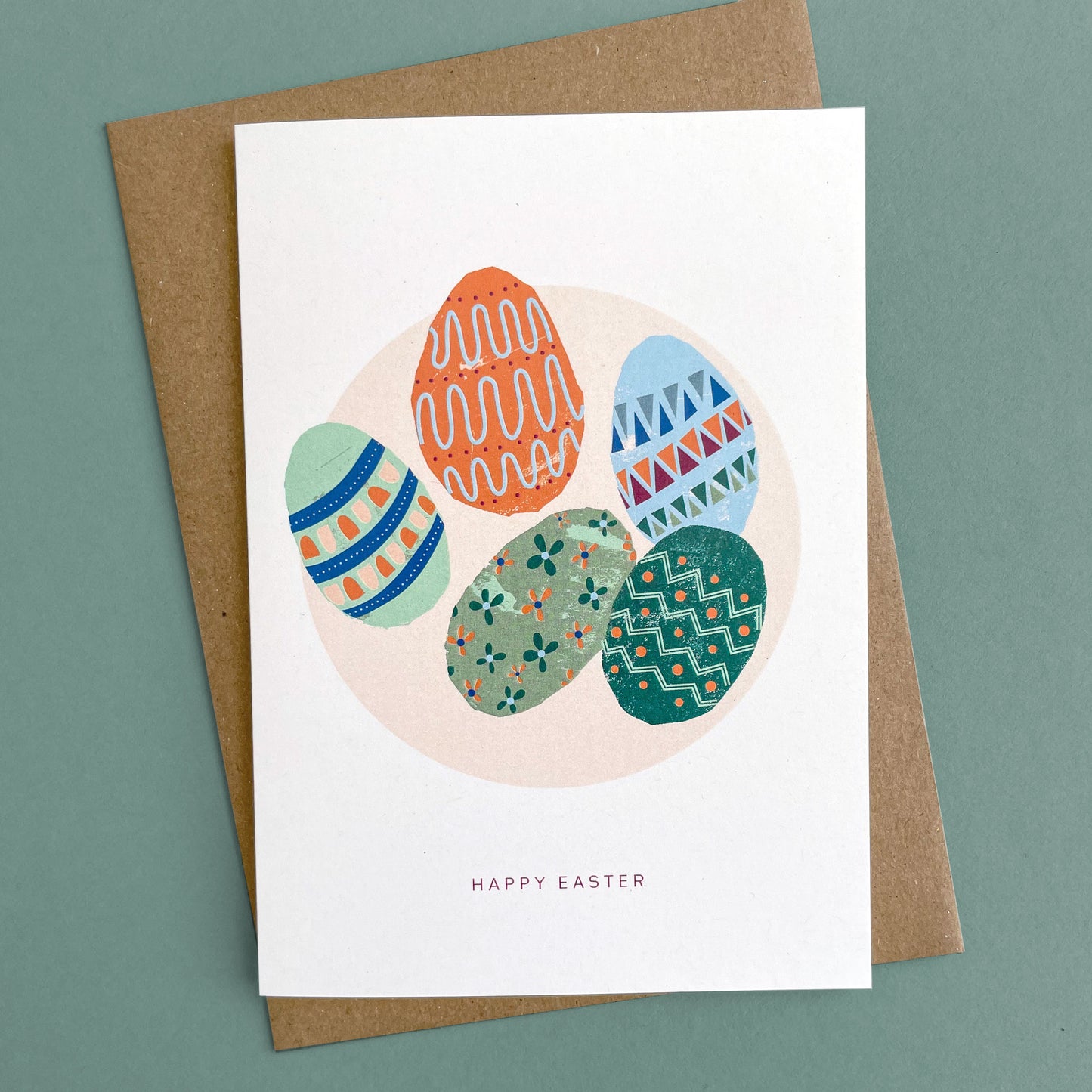 Greeting Card Easter Eggs