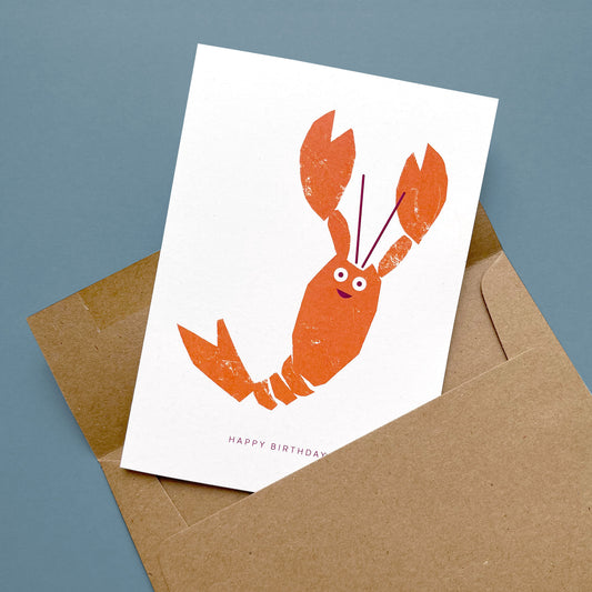 Greeting Card Lobster