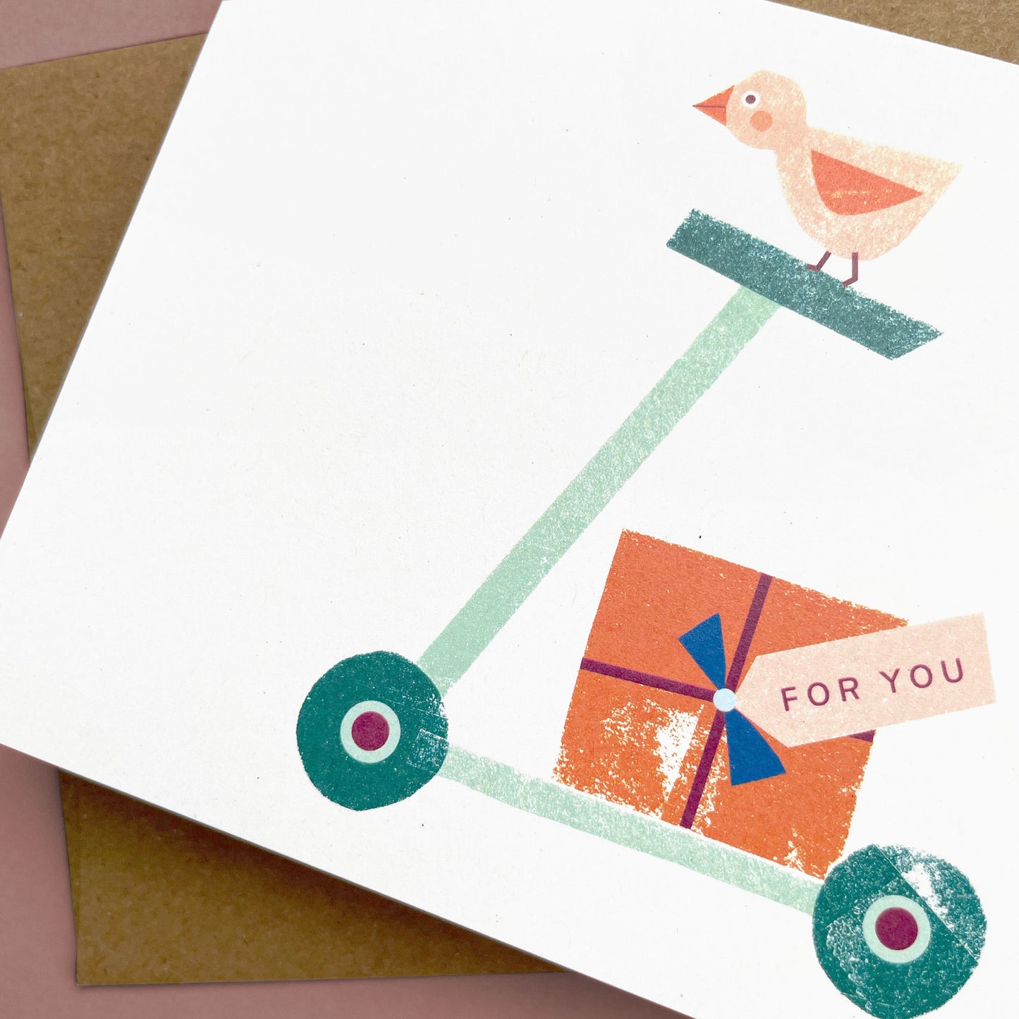 Greeting Card Scooter