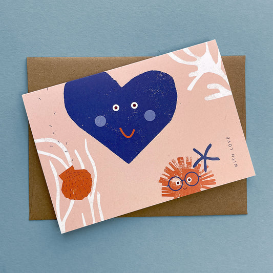 Greeting Card Underwater Love