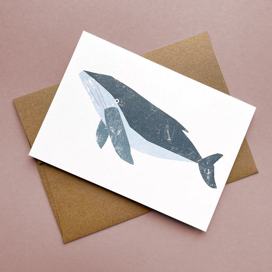 Greeting Card Whale