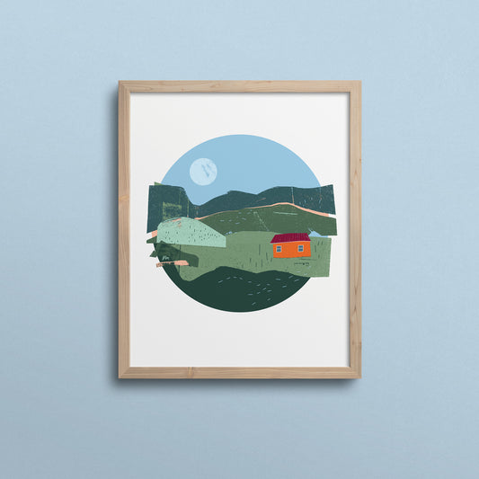 A House in the Highlands – 8 x 10 Print