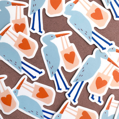 Sticker Heron