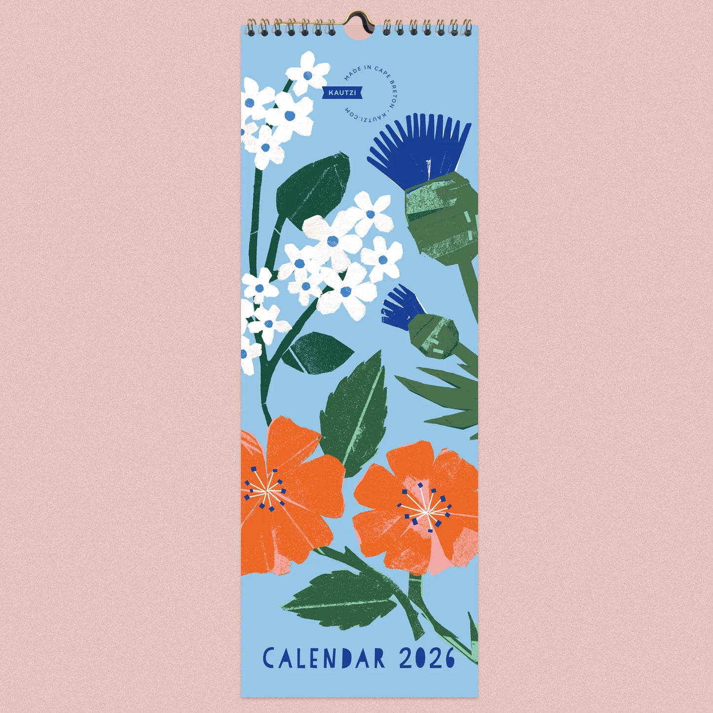 Kautzi 2026 Wall Calendar – Flowers of the Maritimes