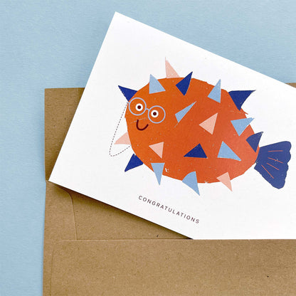 Greeting Card Pufferfish