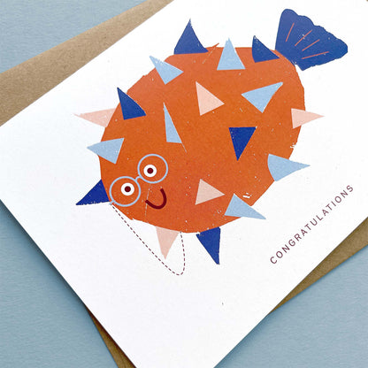 Greeting Card Pufferfish