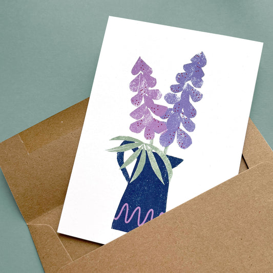 Greeting Card Lupines