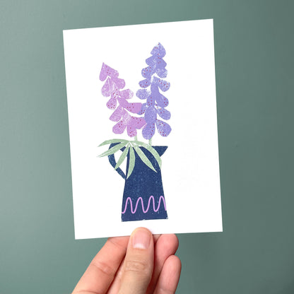 Greeting Card Lupines