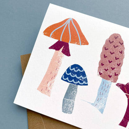 Greeting Card Mushrooms