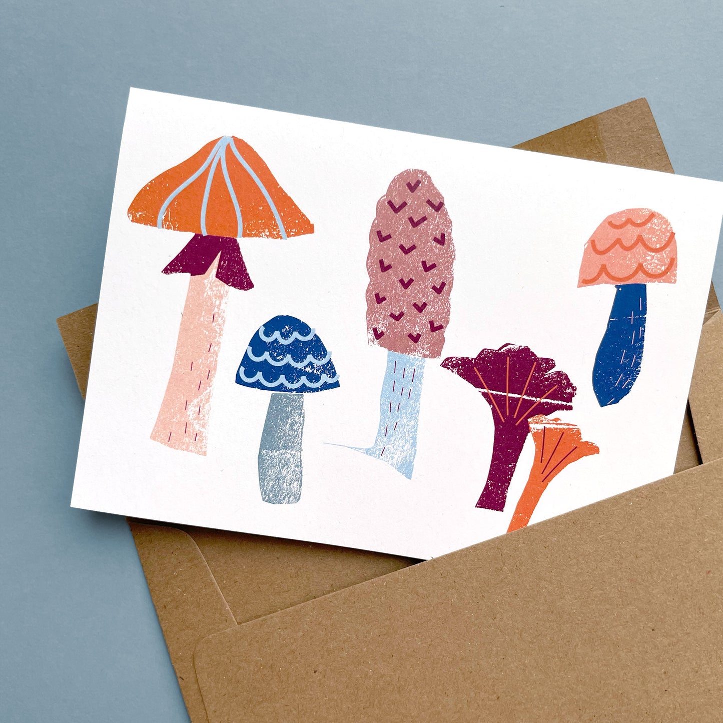 Greeting Card Mushrooms