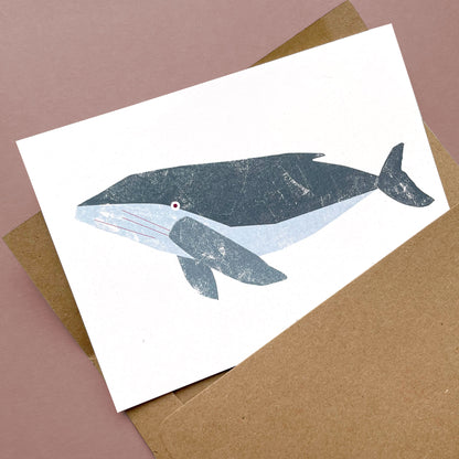 Greeting Card Whale