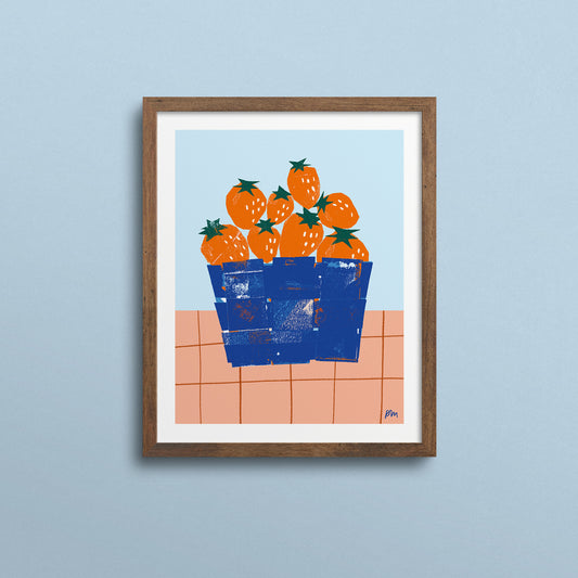 Strawberries – 8 x 10 Print