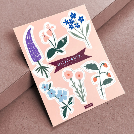 Sticker Sheet Wildflowers