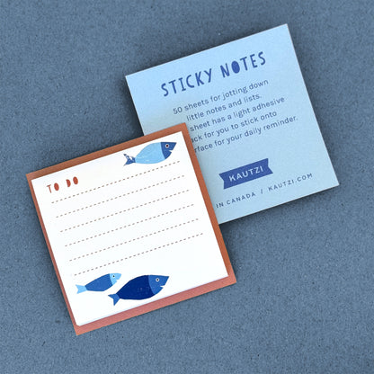 Sticky Note Fish