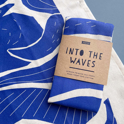 Tea Towel Into the Waves