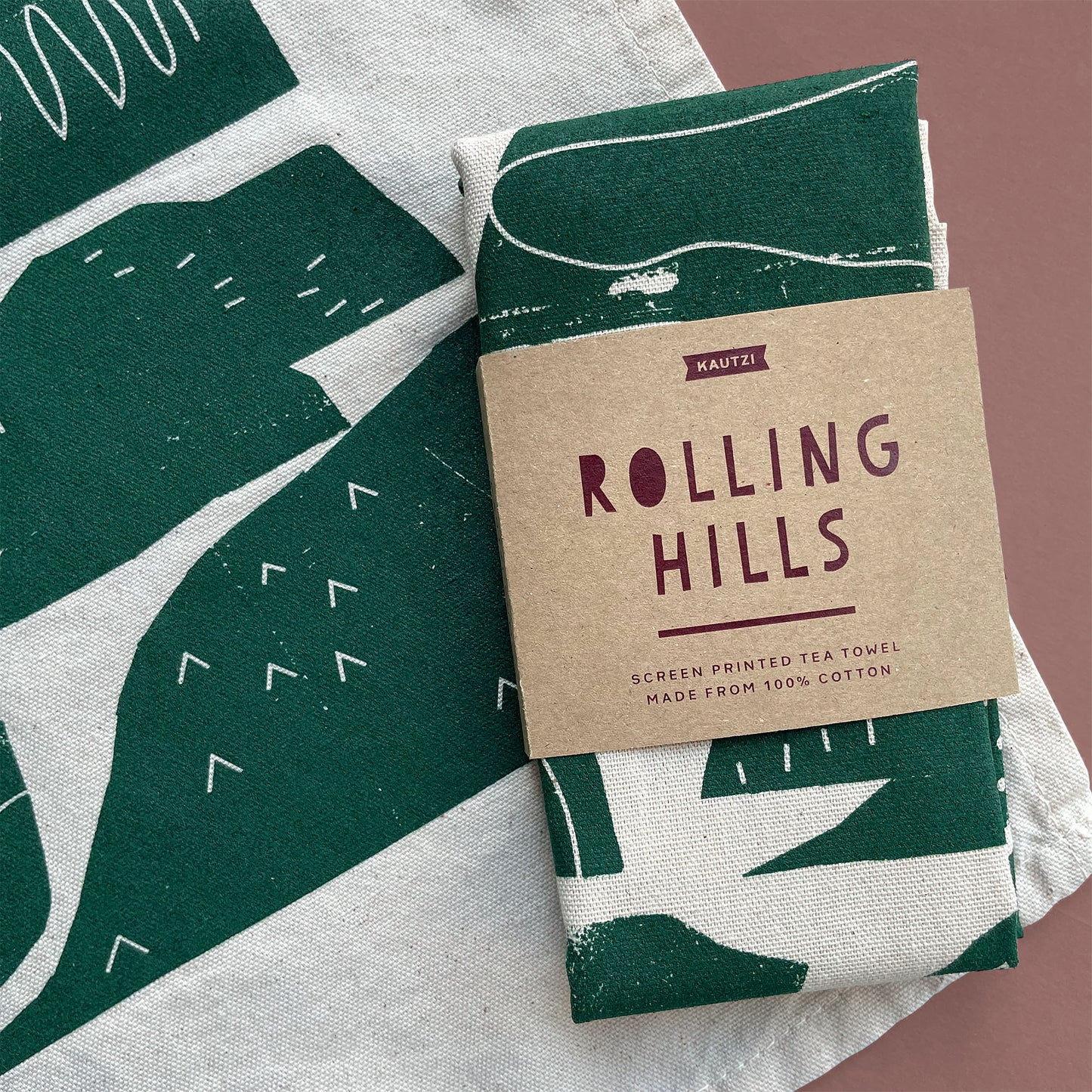Tea Towel Rolling Hills