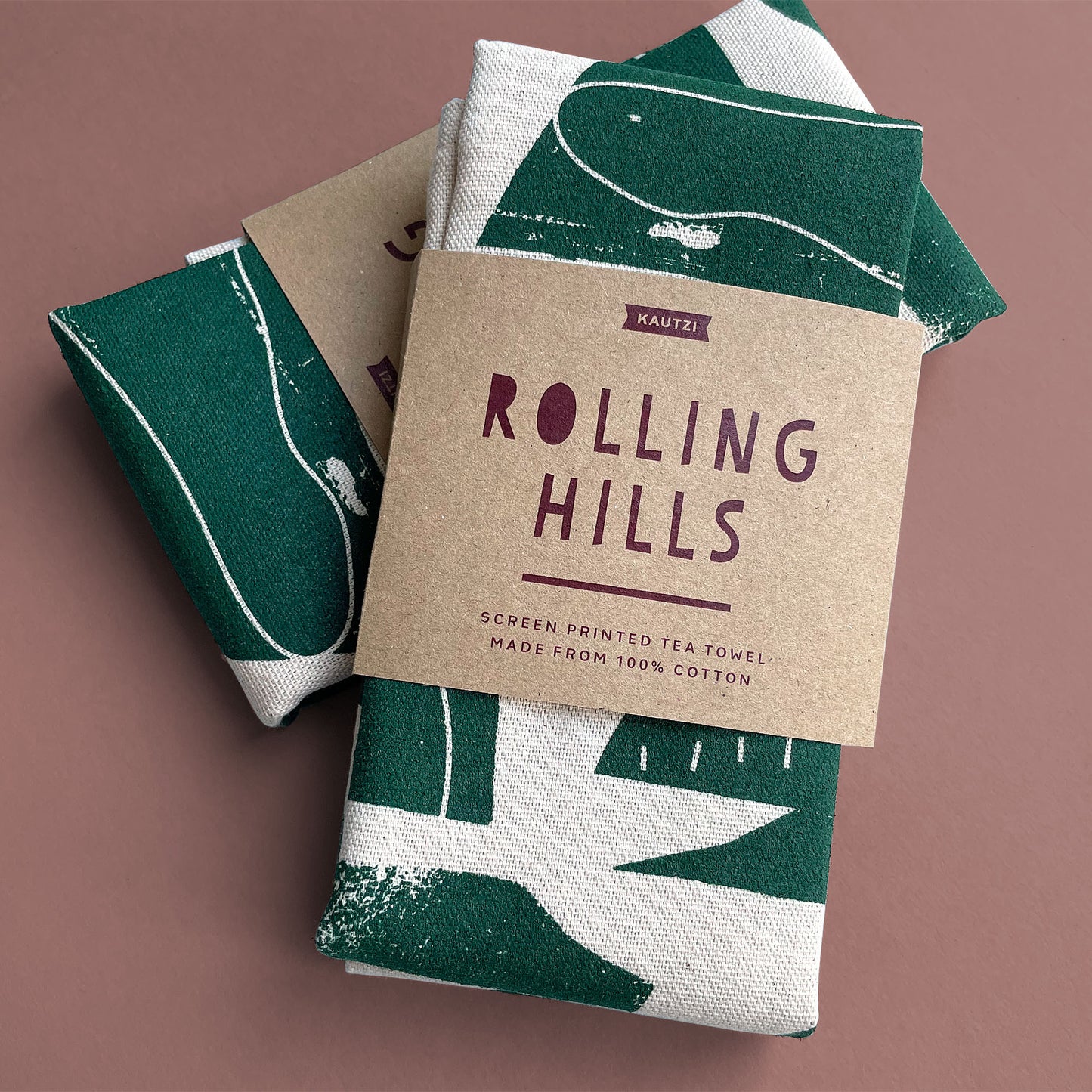 Tea Towel Rolling Hills