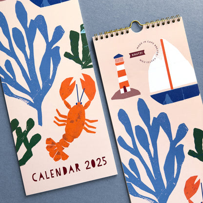 Kautzi 2025 Wall Calendar – Maritime Charm