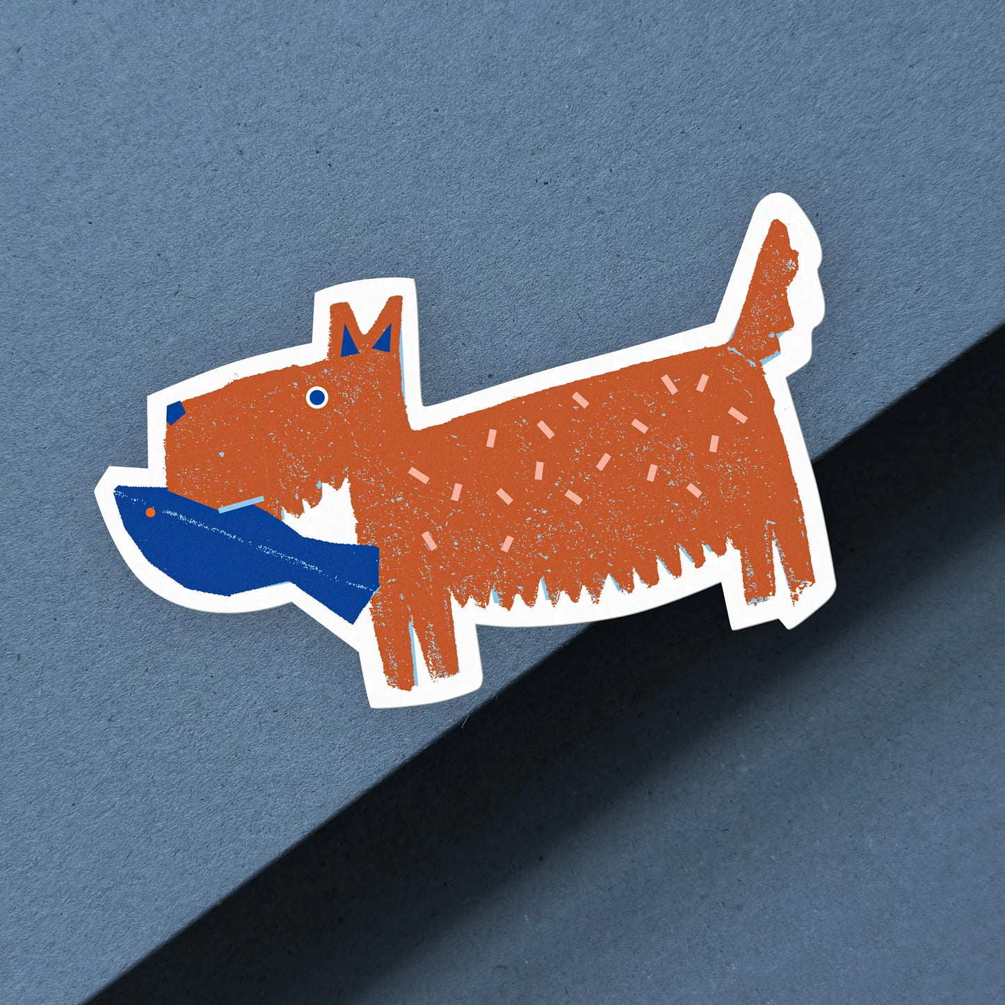 Kautzi schnauzer sticker, weatherproof vinyl dog sticker, matte finish, designed in Cape Breton Canada